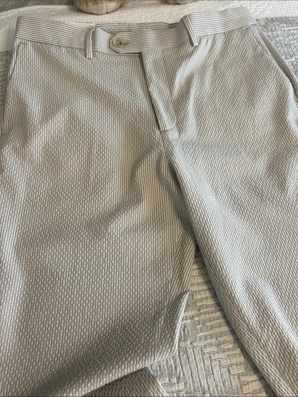 Banana Republic Seersucker pants.